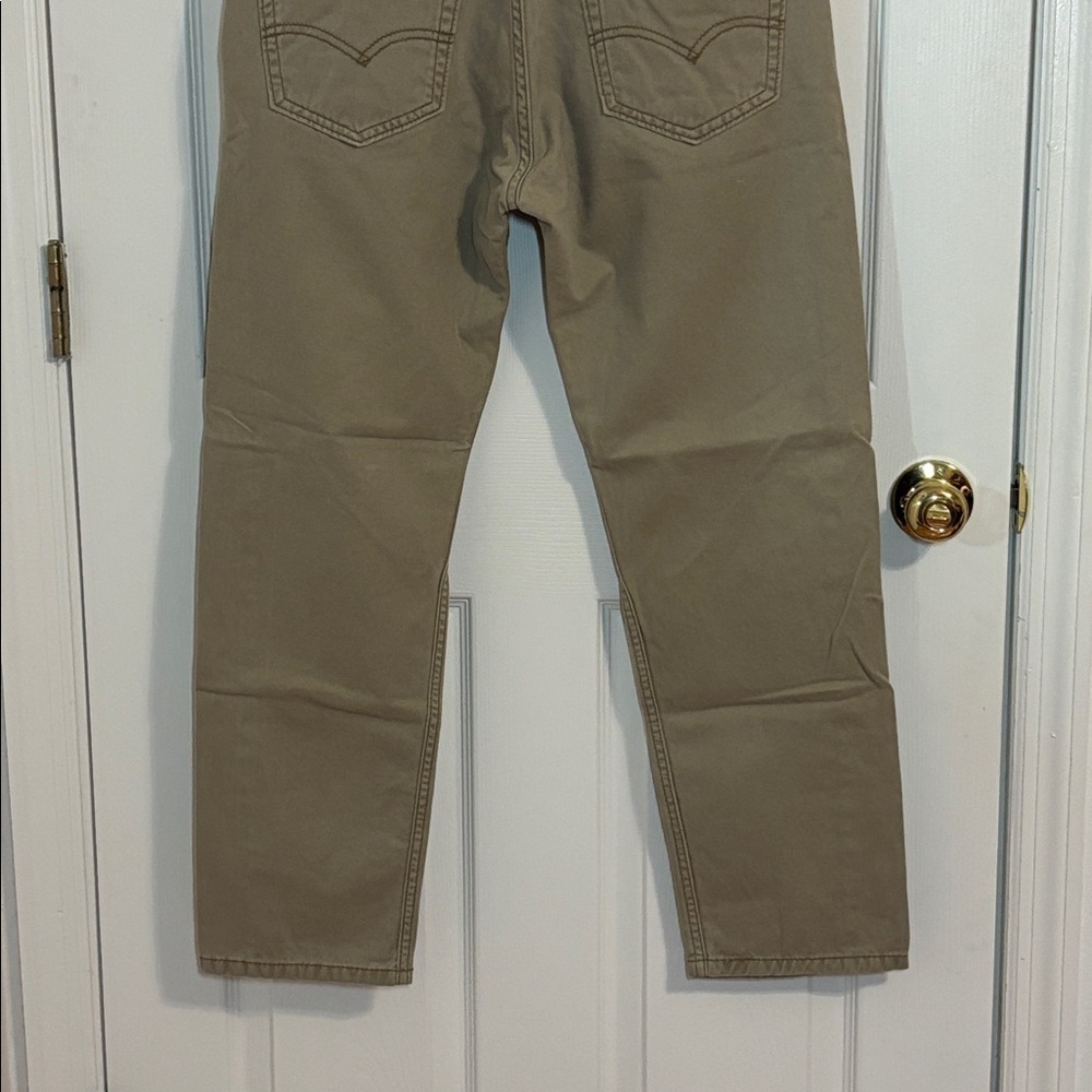 Levi’s 508 Tan Cotton Jeans, Reugular taper fit, 34 x 30 - Picture 6 of 9